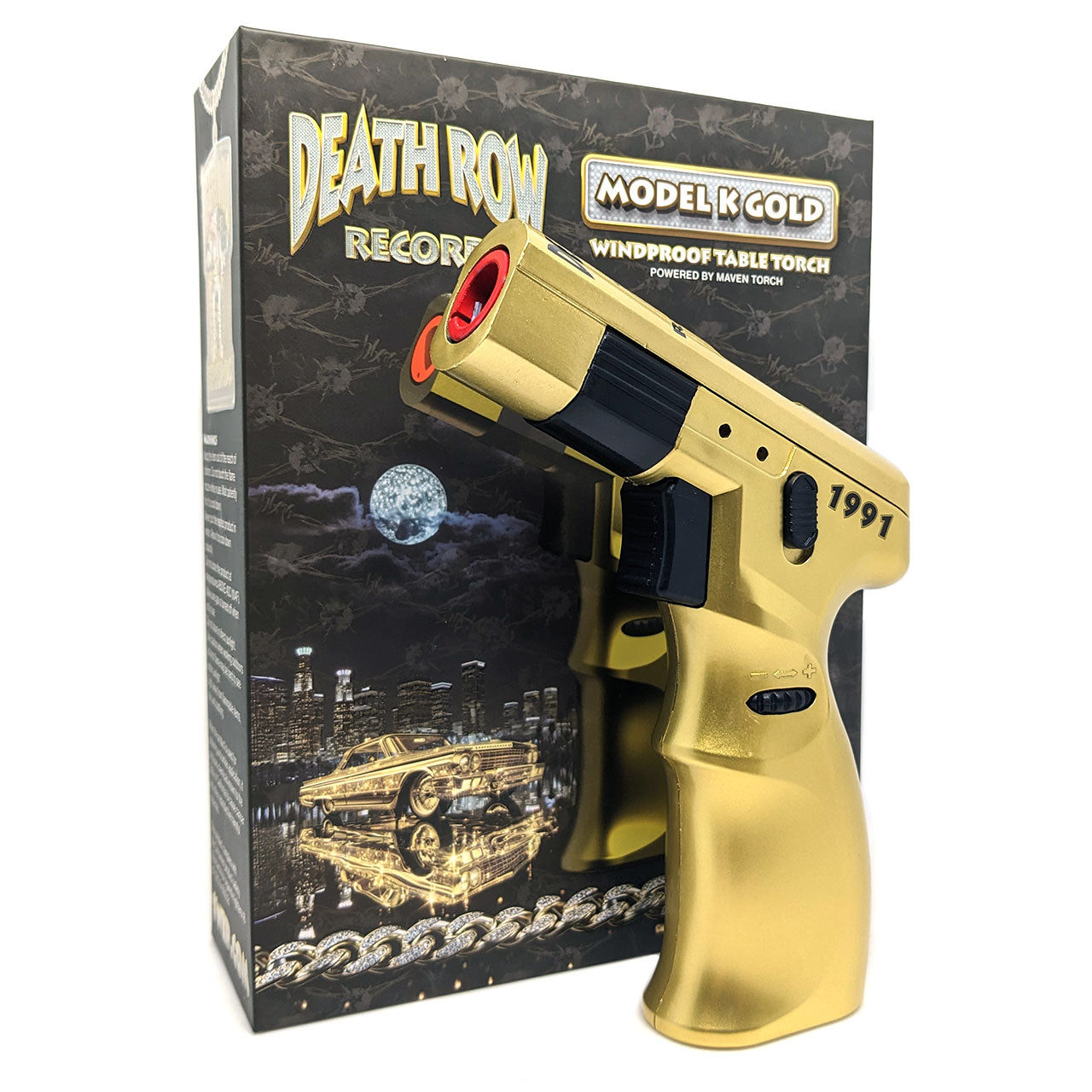Death Row Records - Model K Torch - Gold - SWED Death Row Records - Model K Torch - Gold - SWED